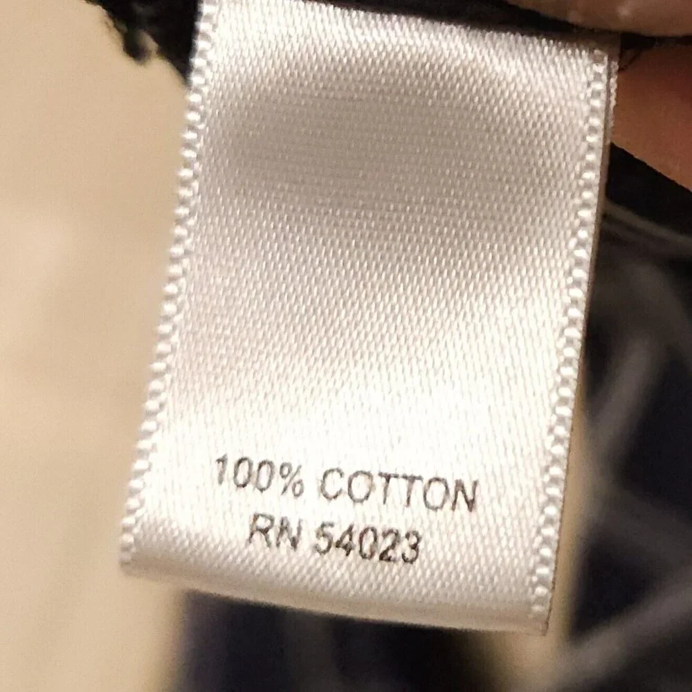 Banana Republic Blue White Classic Fit Check Button Down Medium